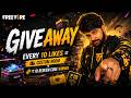 FreeFire Custom Room + Redeem Codes 💎 Giveaway | 4K Live | #freefirelive #fftelugulive