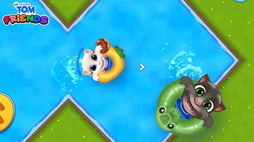 My Talking Tom Friends Pool MINIGAME - Android Gameplay Walkthrough Part 7