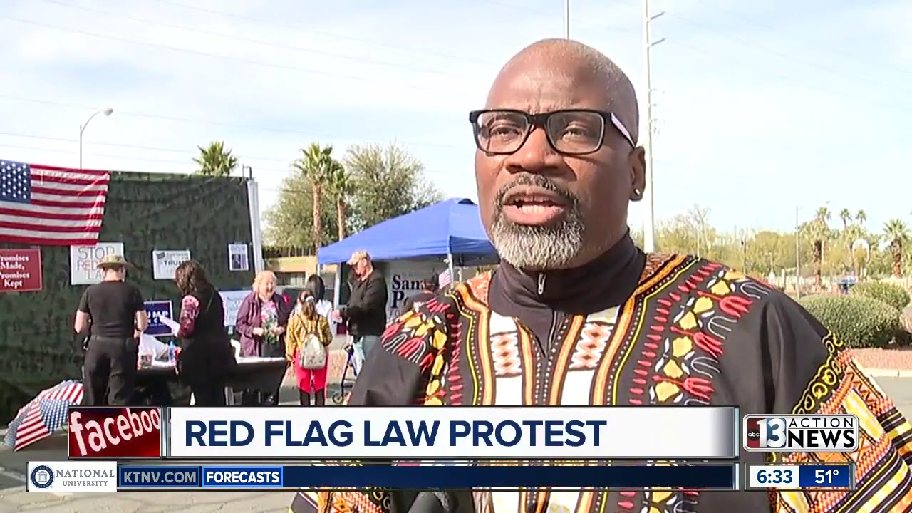 Red flag law protest in Las Vegas YouTube