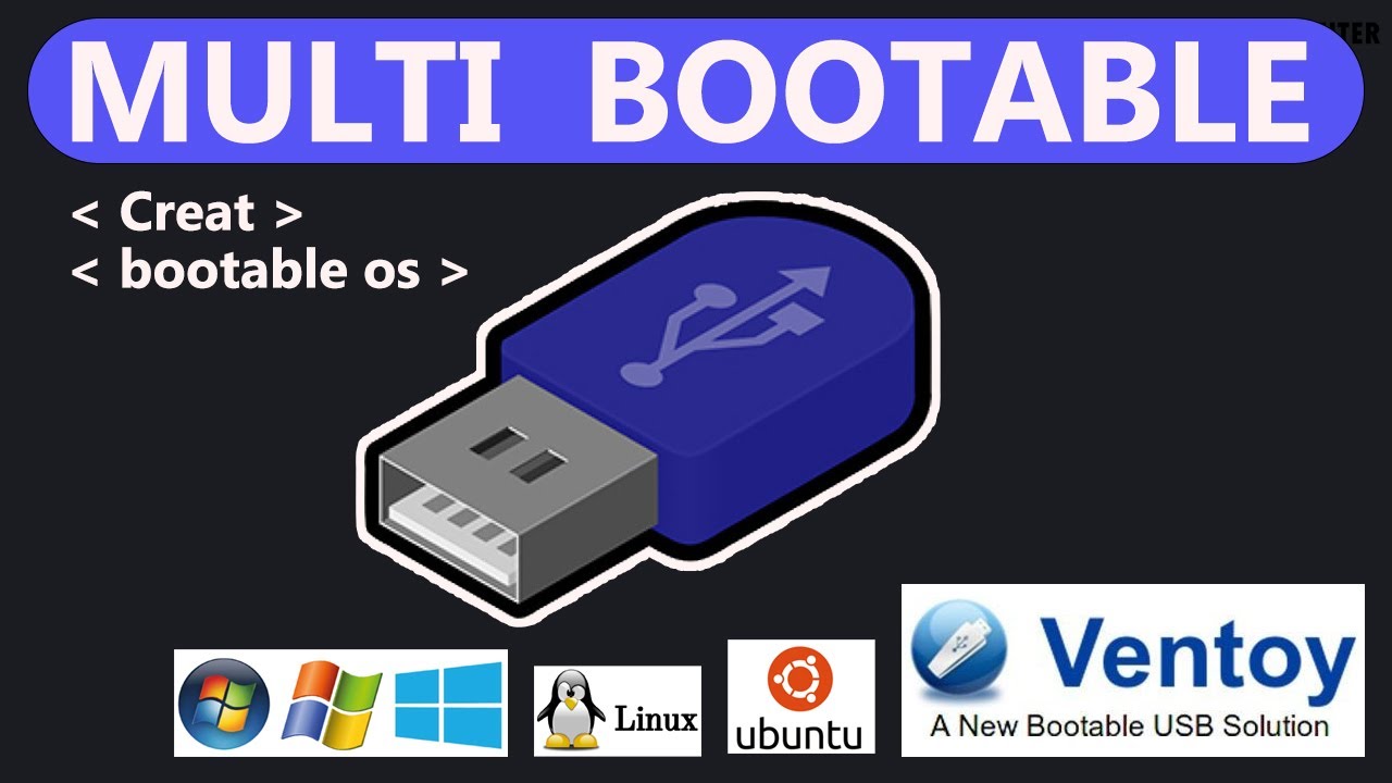 CARA MEMBUAT MULTIBOOTABLE FLASDISK MENGGUNAKAN VENTOY.   ( semua jadi satu flasdisk )