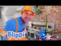 🎄 Christmas Holiday Decorations Arts &amp; Crafts with Blippi | Adventures for Kids | Moonbug Kids