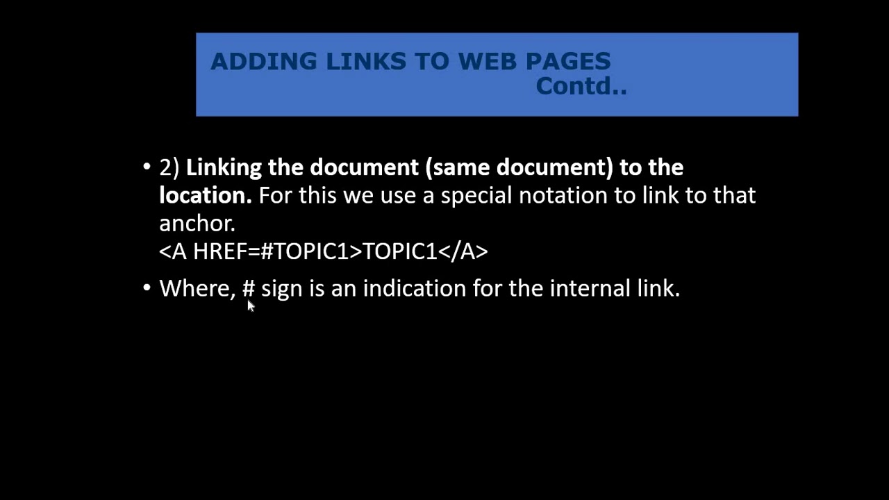 Html Internal Link Tutorial For Beginners – IOQJ