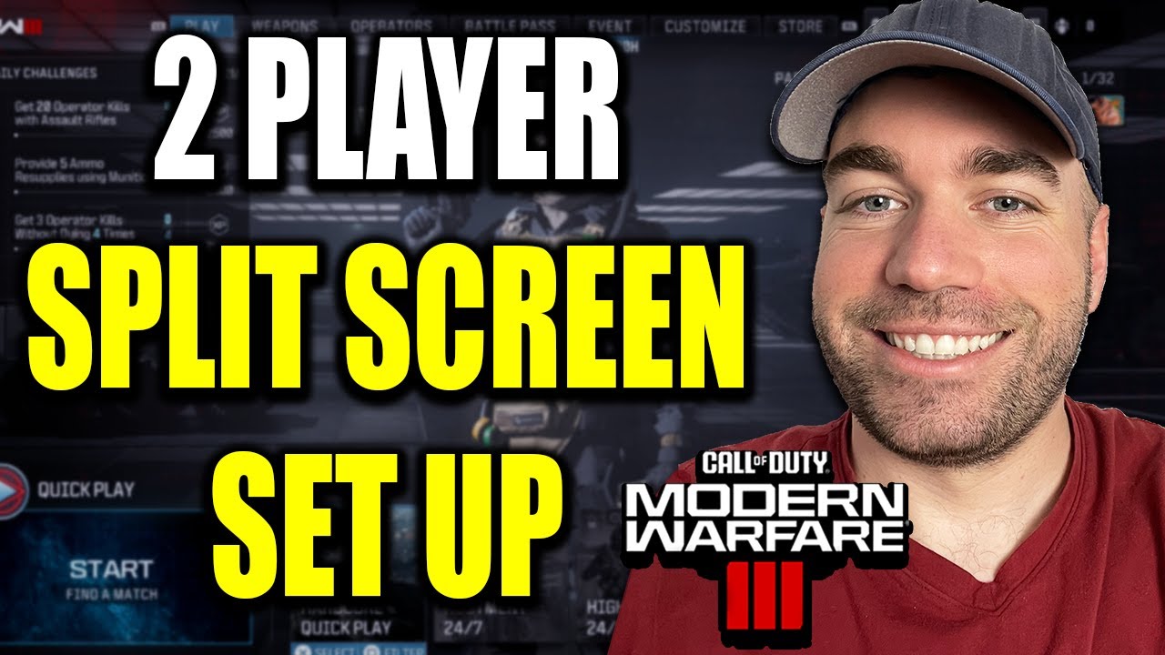 How to Play Split Screen in Modern Warfare 3
