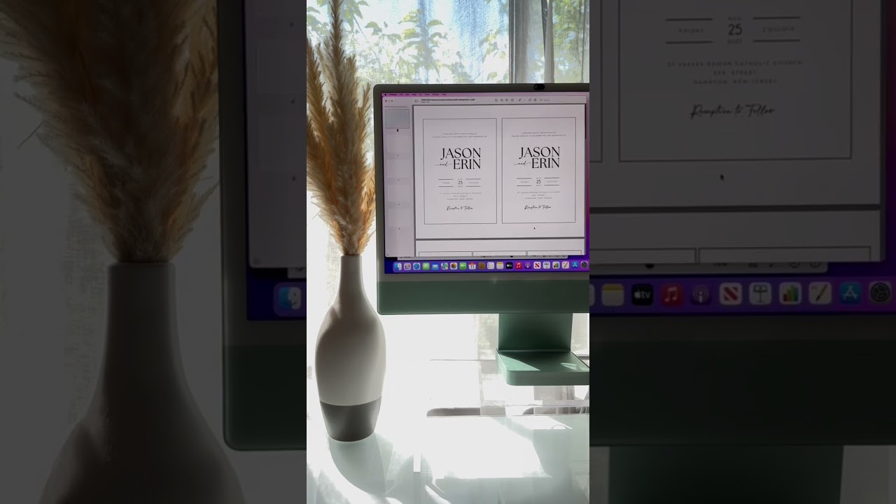 Setting up your Invitation Designs & what settings to use to Print! 