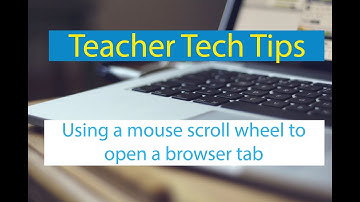 Using a mouse scroll wheel to open new browser tabs