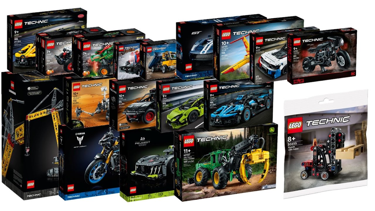 All LEGO Technic Sets 2023 Compilation/Collection Speed Build 