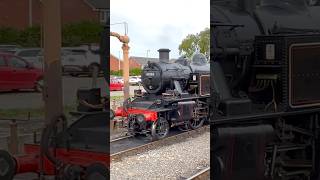 LMS Ivatt 2MT tank engine at Kidderminster, SVR - British Steam Engines