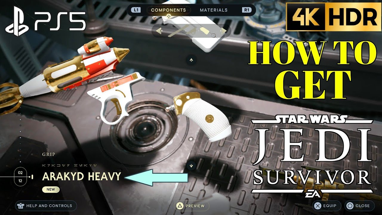 How to Get Arakyd Heavy STAR WARS Jedi Survivor Arakyd Heavy Blaster