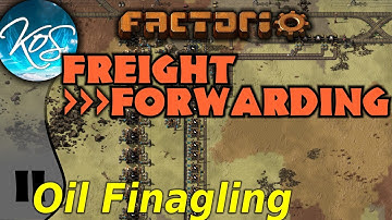 Factorio Freight Forwarding Mod 11 - OIL MATTERS - Ships, trains! - Let