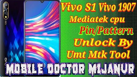 Vivo 1907 | Vivo S1 | mtk | pin/Pattern | Unlock by umt mtk