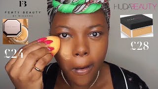 FENTY BEAUTY PRO FILTR SETTING POWDER vs HUDA BEAUTY EASY BAKE LOOSE POWDER