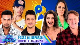 TIME Cabeção VS TIME Nadson O Ferinha no Passa ou Repassa | Domingo Legal (13/09/26)