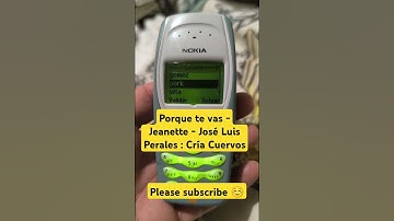 Thumbnail of Porque te vas, Jeanette - Cría Cuervos #porquetevas #criacuervos #joséluisperales  #nokia #song