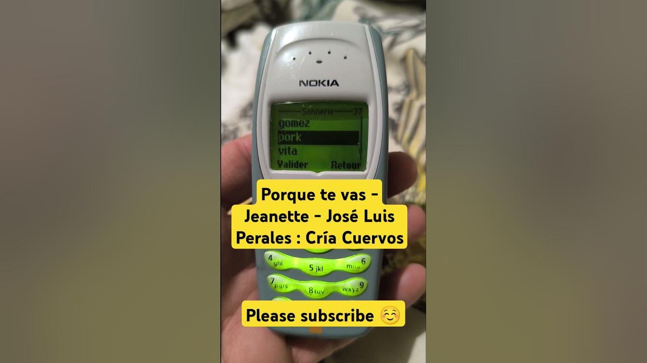 Porque te vas, Jeanette - Cría Cuervos #porquetevas #criacuervos #joséluisperales  #nokia #song