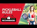 Pickleball Rules | How to play Pickleball | Beginner's Guide