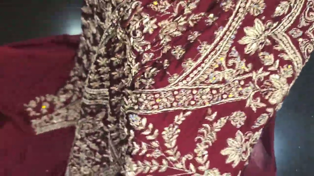 Zardozi Handwork Bridal | open video | +91 6263058490
