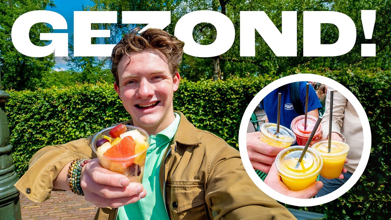 WAT IS HET LEKKERSTE GEZONDE ETEN IN DE EFTELING?! 🍎 | Bart Baan