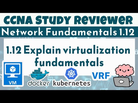 CCNA Study Reviewer -1.12 Explain virtualization fundamentals (with Flashcards)