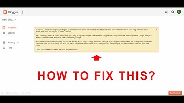 How to install a Cookies notification in European Union countries on your blog