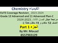 Part 1 eot3 coverage chemistry 12adv 11adv c   easychemistry4all