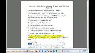 Celebrity Fix The installer has insufficient privileges to access issue on Windows Wealth