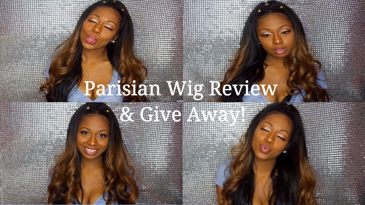 HOW TO FINESSE A HALF WIG WITH COLOR PARISIAN WIG GIVEAWAY YouTube