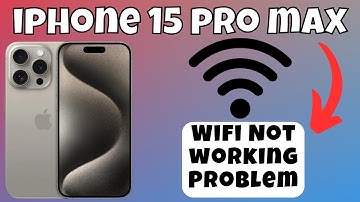 How to Fix Wifi Not working Problem iPhone 15 Pro Max || ios 17