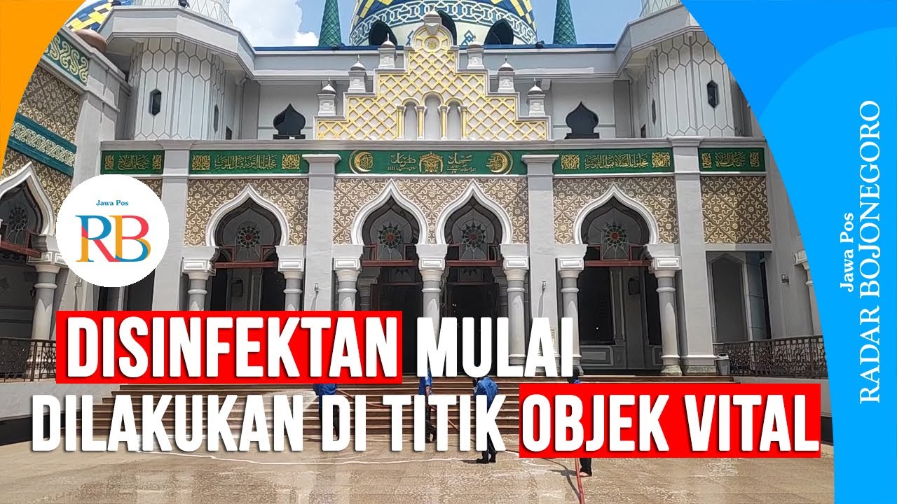 Disinfektan Mulai Dilakukan Di Sejumlah Titik Objek Vital.