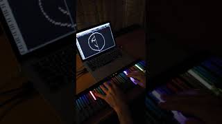 Squid Game Dalgona Challenge in Music (Live MIDI Art)