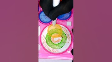 new design of spirograph | beautiful idea | short video #satisfying #relaxing #drawing #art #videos