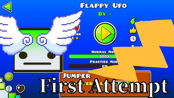(Flappy Bird in GD?) Flappy UFO Full Level Showcase 1st Attempt