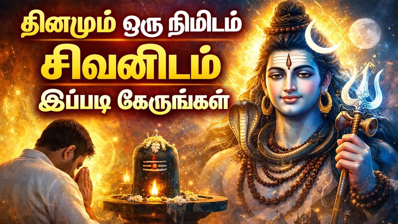 தினமும் ஒரு நிமிடம் சிவனிடம் இப்படி கேளுங்கள்  | Powerful Shiva Prayer Tamil