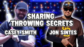Casey Smith & Jon Sintes Sharing Throwing Secrets