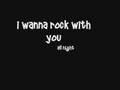 Michael Jackson - Rock With You - Lyrics