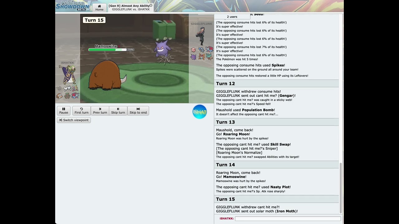 Pokemon Showdown | Almost Any Ability | Flinched to Forfeit