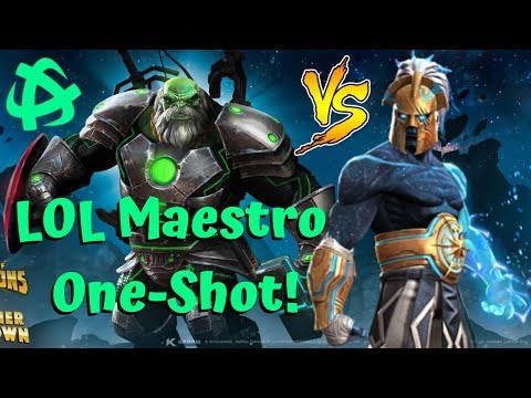 Labyrinth Maestro One-Shot! Aegon 999 Combo! – Marvel Contest of Champions