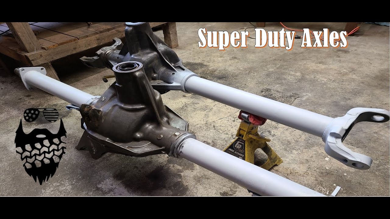 Super Duty Axles Complete Tear Down and Prep for a One Ton Swap YouTube