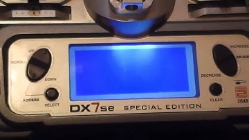 DX7Se HOW To - Stick Calibration & Maintenance menus