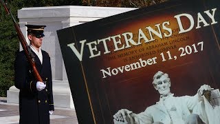 See beautiful images from the Veterans Day Ceremony at Arlington Cemetery – 2017