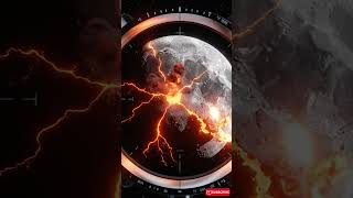 😱 THE MOON IS CRACKING! Space disaster! #moon #space #shorts