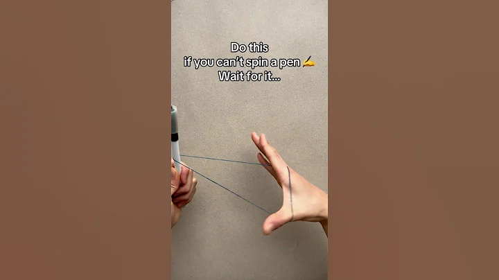 Do this if you can't spin a pen ✍️🌀