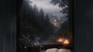 Asmr Rain Heavy Rain on Roof for Sleeping - 10 Hours Black Screen, No Thunder