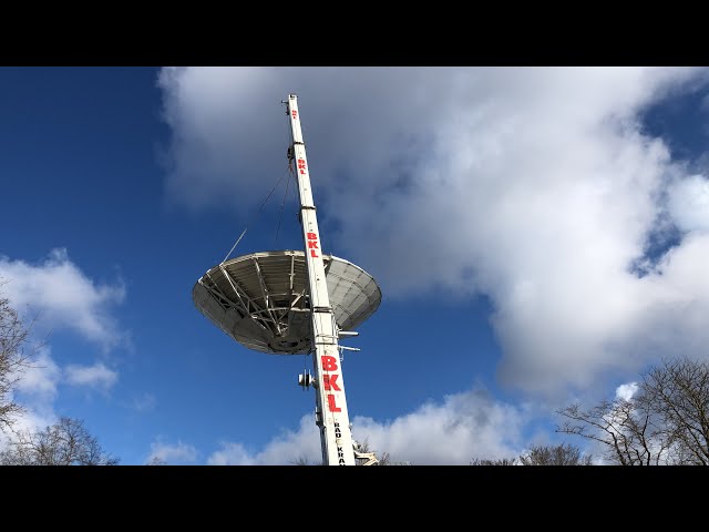 Skybrokers de-installed three satellite antennas at Bavaria Film Munich, Germany.