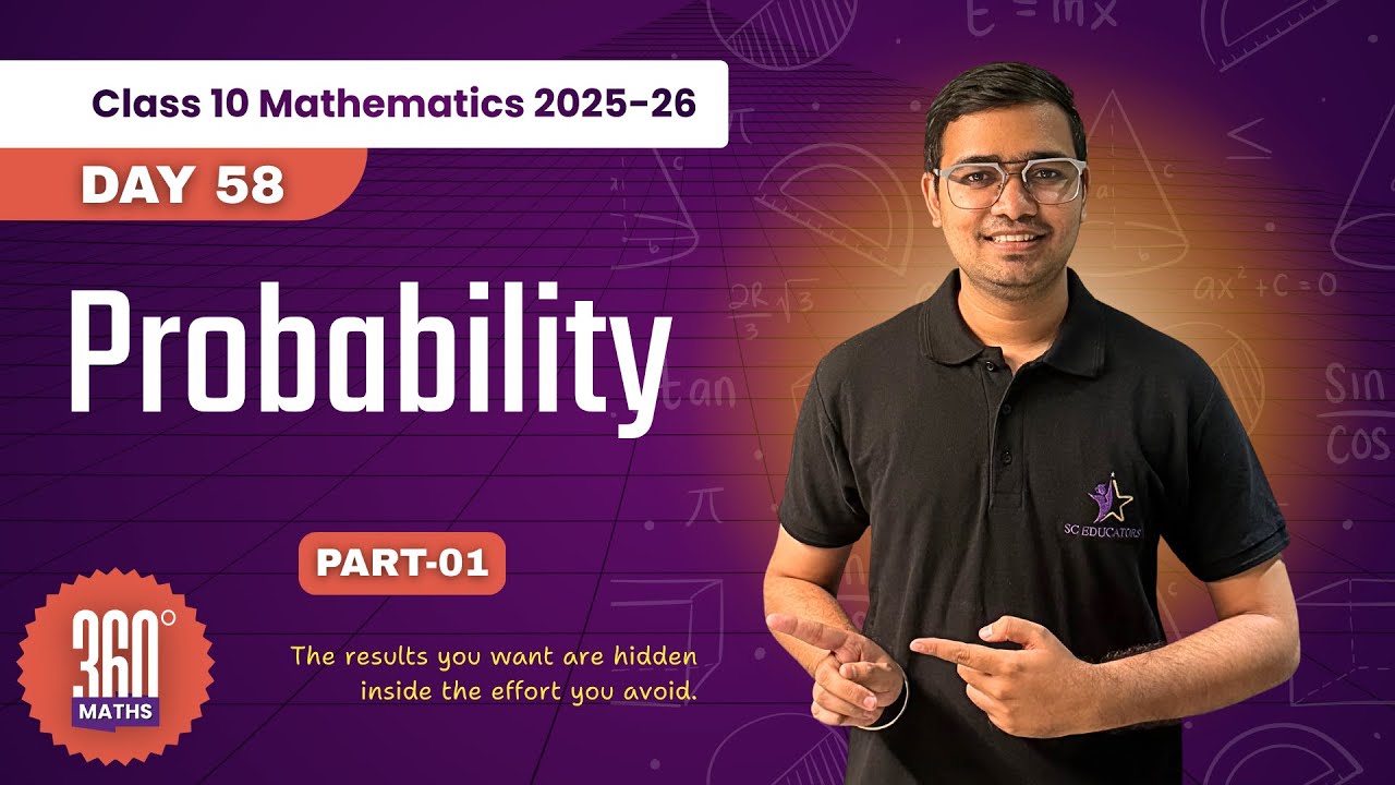 Day 58 | Probability ke Important Que | CBSE Class 10 | Boards 2026 | Maths is easy with Jinu Bhaiya