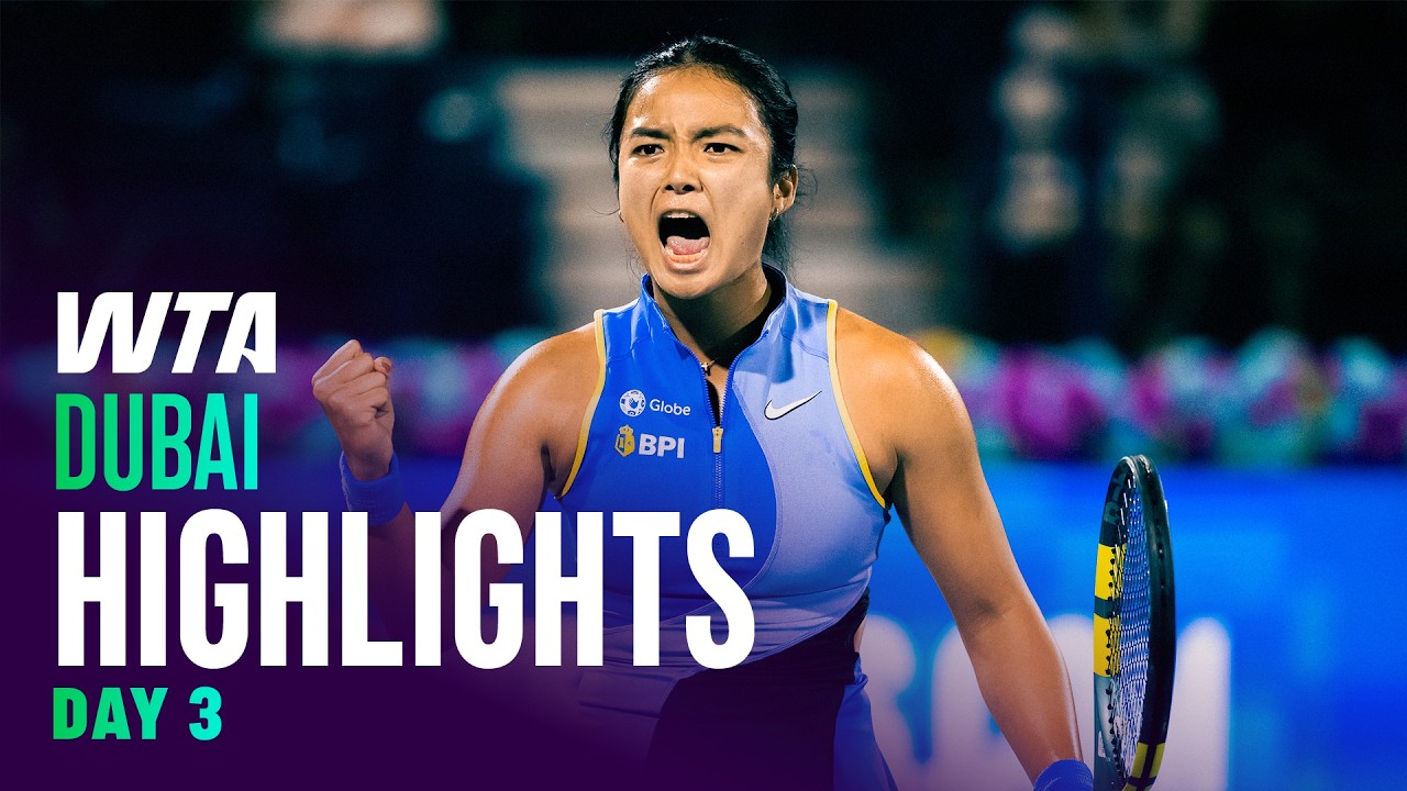 Day 3 in Dubai featuring Eala, Rybakina, Gauff and more | WTA Match Highlights