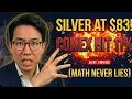 1 MIN AGO:SILVER Spot Price is More Than $83 Registered COMEX Coverage Hit 11.2% (Math Never Lies)