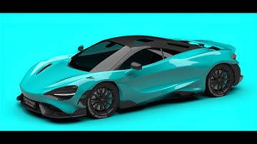 Siemens NX - 3D Surface Modeling of McLaren 765LT