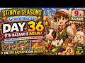 9th Bazaar is INSANE! 🏪🔥 Day 36 | Story of Seasons Grand Bazaar #36