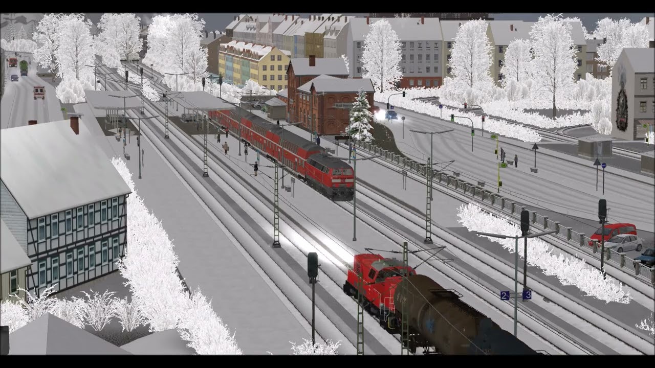 EEP 18 / Betrieb in Bad Herrstein (Schnellzeit) / Winterwaldbahn