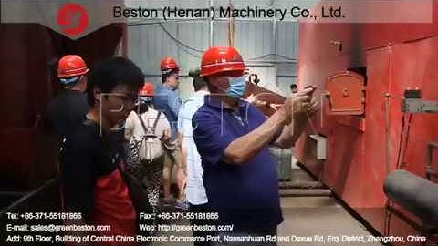 beston continuous carbonization furnace for coconut shells